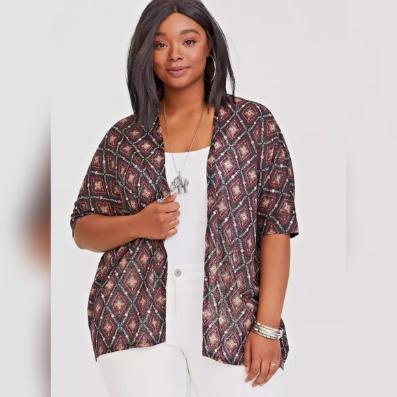 Torrid short sleeve kimono jacket - Picture 10 of 10